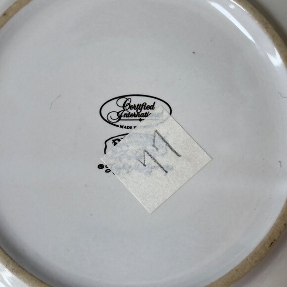 Certified International Provence Linda Montgonery Hand-Painted Set of 4 Plates - Picture 15 of 16